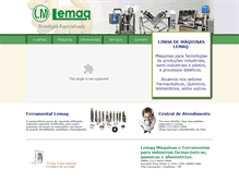 Tablet Screenshot of lemaq.com.br